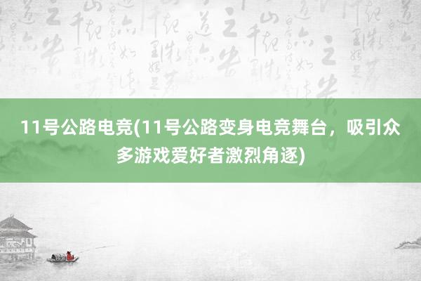 11号公路电竞(11号公路变身电竞舞台，吸引众多游戏爱好者激烈角逐)