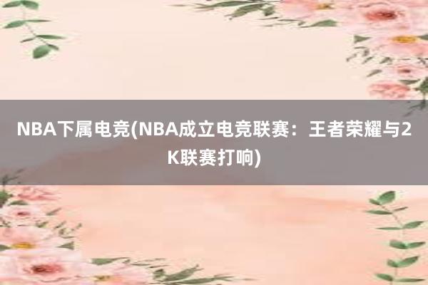 NBA下属电竞(NBA成立电竞联赛：王者荣耀与2K联赛打响)