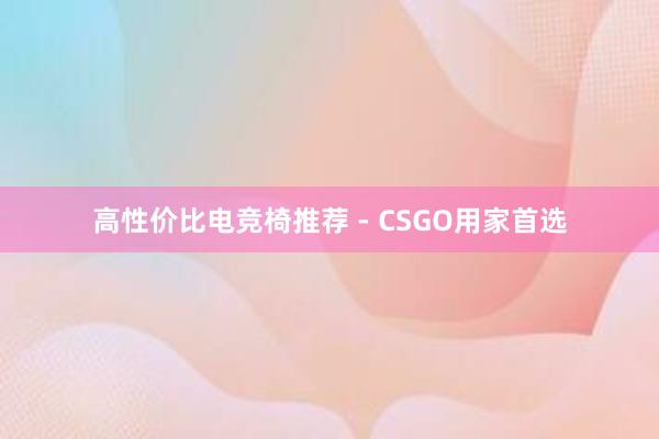 高性价比电竞椅推荐 - CSGO用家首选